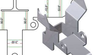 Die Zuschnittparameter für Lantek Expert sind vordefiniert und als Favoriten in Hicad gespeichert. Zusammen mit der Geometrie des Teils werden alle Informationen per Knopfdruck für Lantek zur Verfügung gestellt. (ISD)