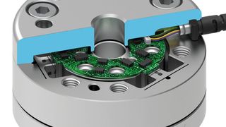 Der kompakte Schunk FT Mini 58 verfügt über ein Signal-Rausch-Verhältnis nahe Null. Mit ihm sind auch hochdynamische Regelungskonzepte realisierbar. (Bild: Schunk)