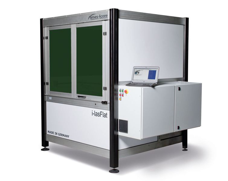 Die i-las Flat gehört zu den drei Standardsystemen und ist für das schnelle Lasergravieren konzipiert. (Bild: imes-icore)