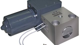 Elektro-Keilspanner, selbsthemmend mit 100 kN Betriebskraft. (Bild: Roemheld)