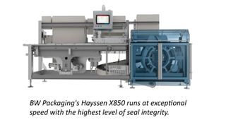 BW Packaging´s Hayssen X850 runs at exceptional speed with the highest level of seal integrity. (Bild: BW Packaging)