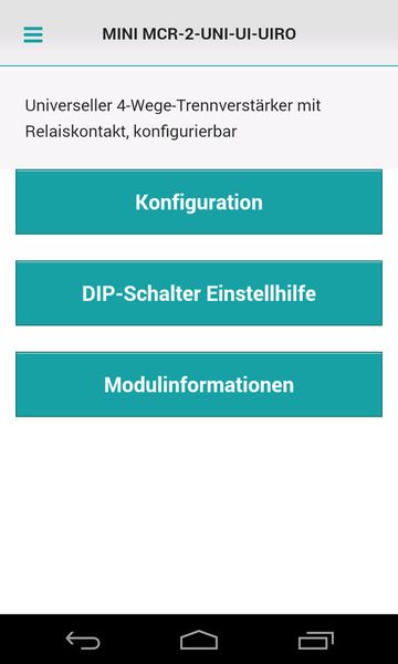 Mit der Mini Analog Pro App kann der Anwender per Smartphone mit Phoenix Trennverstärkern kommunizieren. (Phoenix)
