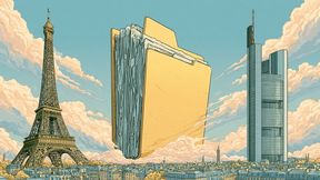 Dropbox setzt auf die innereuropäischen Standorte Paris und Frankfurt am Main. (Bild: Midjourney / KI-generiert)