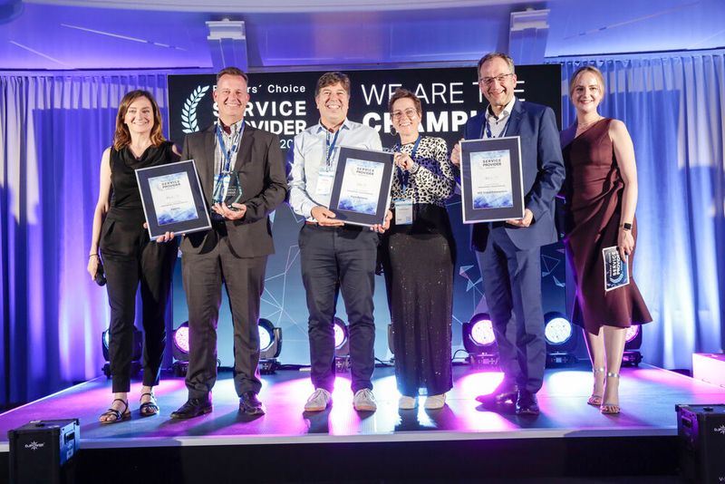 Dicht gefolgt mit einer sehr ähnlichen Kategorie – die Datacenter/Colocation XXL und wir sagen herzlichen Glückwunsch an: NTT Global Datacenters (Silber), Noris Network (Gold) und Equinix (Platin). (Bild: Vogel IT-Medien)