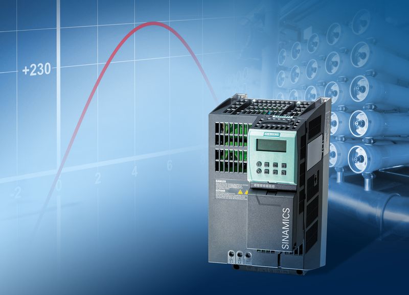 Durch rückspeisefähige Module wird der Strom aus dem generatorischen Betrieb von Antrieben in das Stromnetz zurückgespeist. Bild: Siemens (Archiv: Vogel Business Media)