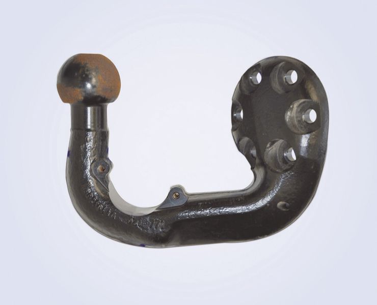 Bild 3: Anhängerkupplung aus hochfestem, duktilem Bainitstahl. (Bild: fka RWTH Aachen)