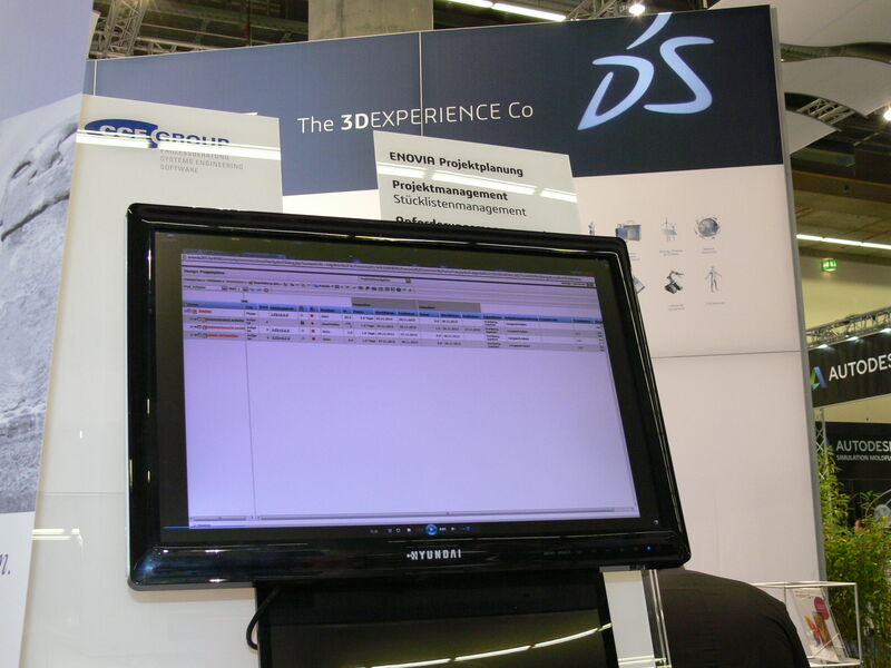 Mit der Software Enovia von Dassault Systèmes hat der Anwender alle Projektphasen im Blick. (Bild: Drescher, konstruktionspraxis)