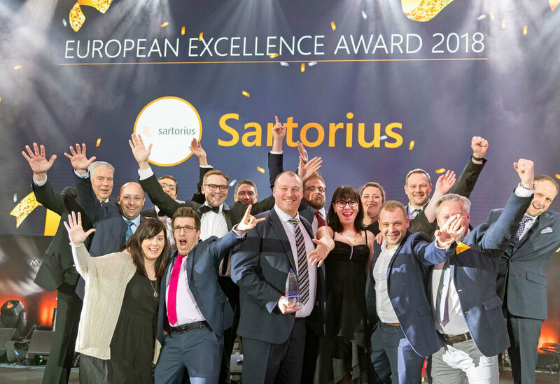 Sartorius won the European Excellence Award as well as the Supplier Best Booth award. (Sartorius )