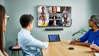 The Jabra PanaCast 50 room system is optimized for use with Microsoft Teams Rooms.  (Picture: Jabra)