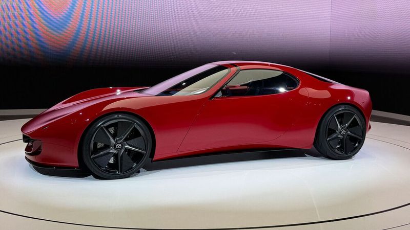 Mazda präsentiert den Mazda Iconic SP als Blaupause für die Weiterentwicklung des MX-5. (Bild: sp-x/Benjamin Bessinger)