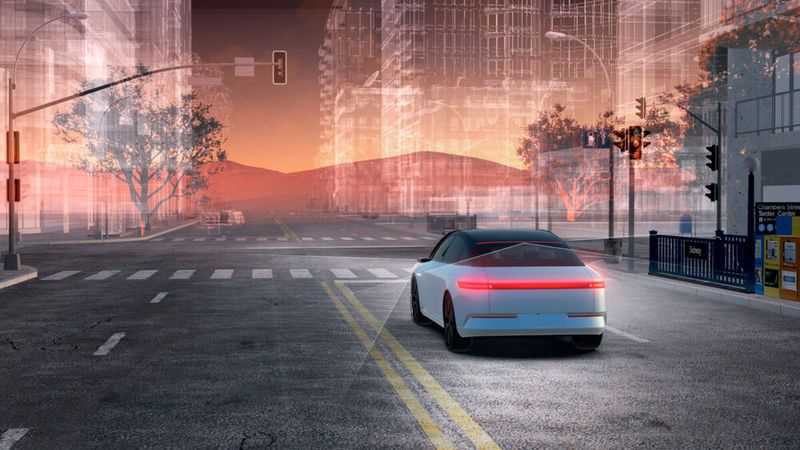 Der AFEELA Prototyp von Sony Honda Mobility. (Bild: Sony Honda Mobility (SHM) )