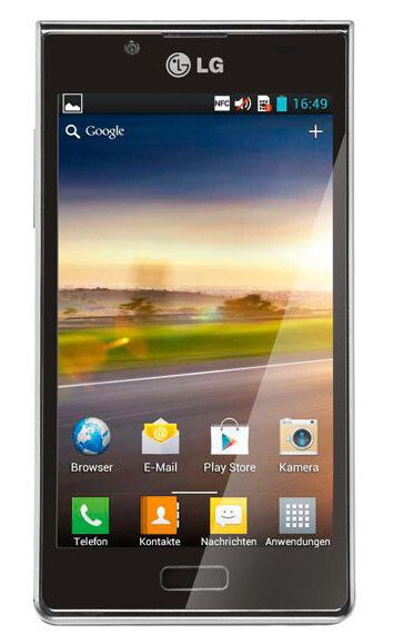 Das LG P700 misst 6,7 x 12,55 x 0,9 Zentimeter und wiegt 122 Gramm. (Bild: Lidl)