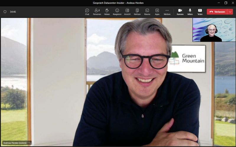 Andreas Herden, Senior Vice President Deutschland und Kontinentaleuropa von Green Mountain, hier im Video-Interview mit DataCenter-Insider, kann bereits vor Baubeginn auf Anfragen von Hyperscalern verweisen. 