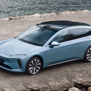 Kombi-Premiere in der Premium-Mittelklasse: der vollelektrische Nio ET5 Touring.(Bild:  Nio)