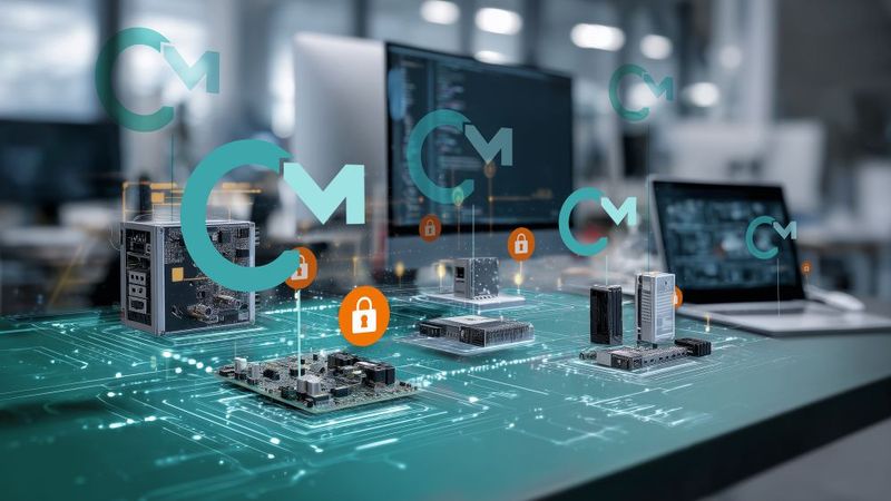Schutz und Lizenzierung bis zum Mikrocontroller mit CodeMeter.(Bild:  Wibu-Systems AG, erzeugt mit Midjourney)