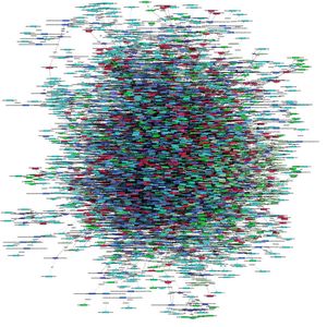 Halbautomatisch erzeugte biochemische Netzwerke helfen dabei, Zusammenhänge darzustellen und zu erkennen.
