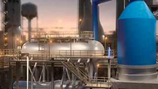 This is how the Syncor plant for IGP Methanol will look like in two years. (Haldor Topsoe)