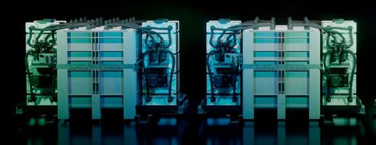So sehen die einzelnen Batterien von CMBlu aus. Beliebig viele können laut Hersteller miteinander kombiniert werden, um die Speicherkapazität zu skalieren.(Bild: CMBlu) So sehen die einzelnen Batterien von CMBlu aus. Beliebig viele können laut Hersteller miteinander kombiniert werden, um die Speicherkapazität zu skalieren.(Bild: CMBlu)