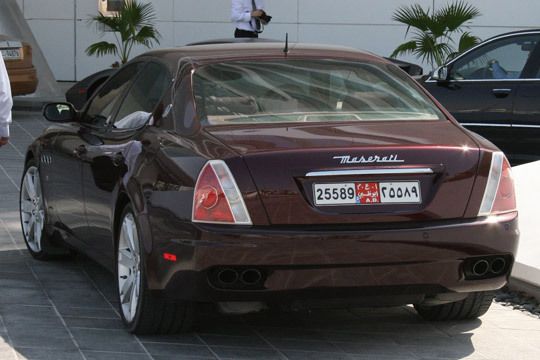 Die Scheichs lieben italienische Luxusautos – wie diesen Maserati Quattroporte. (Archiv: Vogel Business Media)