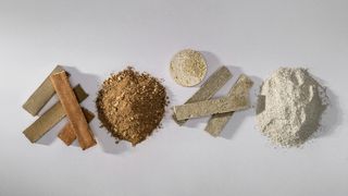 Ob Beton, Gips, Keramik, Fliesen, Steinmehl, Sand oder Glas: Morphit besteht aus bis zu 80 Prozent Bauabfällen. (Bild: Arkadi Raskin)