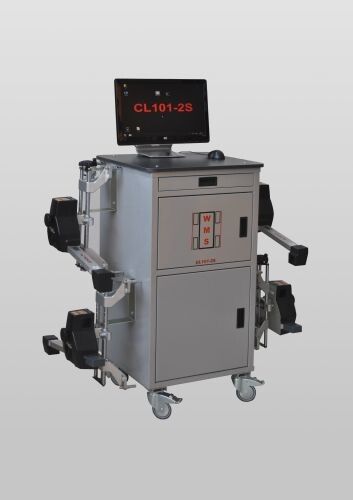 Der Geräteschrank des CL101-2S trägt den Monitor und die vier Messwertaufnehmer. (Foto: WMS WAgner)