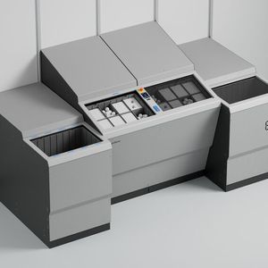 Die zweite produktivitätssteigernde Arbeitsstation von Autostore nennt sich Fusionport Staging. Sie punkte dann, wenn es im Unternehmen an Platz mangle.(Bild:  Autostore)