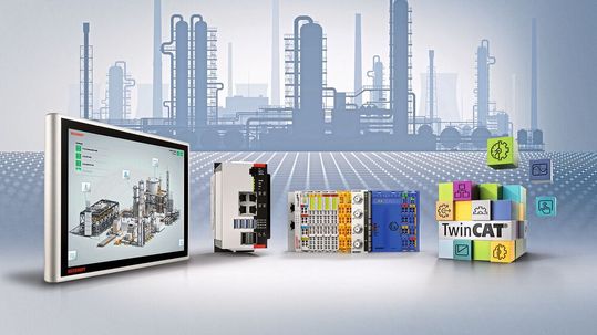 Mit der PC-basierten Steuerung von Beckhoff wurden bereits zahlreiche Anwendungen in der Prozessindustrie erfolgreich realisiert. Mit der PC-basierten Steuerung von Beckhoff wurden bereits zahlreiche Anwendungen in der Prozessindustrie erfolgreich realisiert.