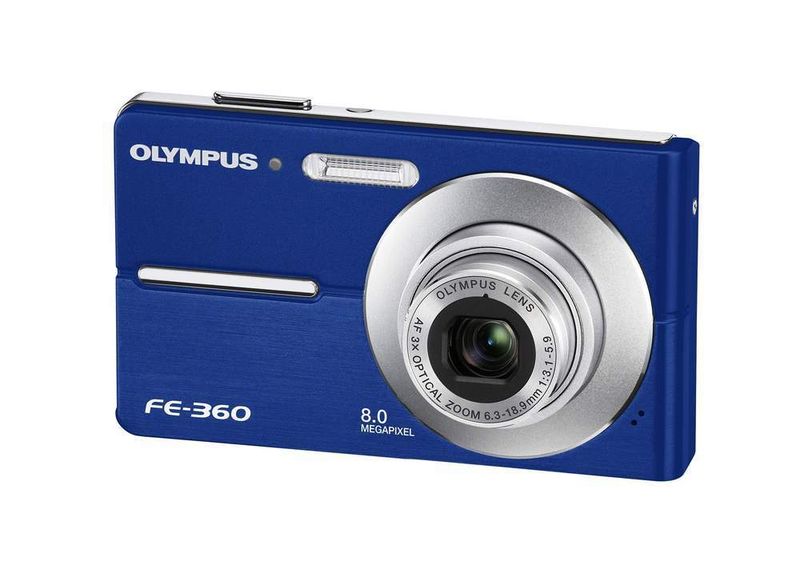 Ein Knopf, eine Funktion – dieses Bedienkonzept zeichnet die FE-Modelle von Olympus, wie hier die FE-360, aus. (Archiv: Vogel Business Media)