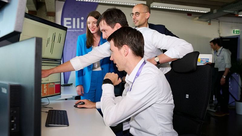 Das Trading-Team von Elli handelt an der Strombörse Epex Spot.(Bild:  Volkswagen AG)