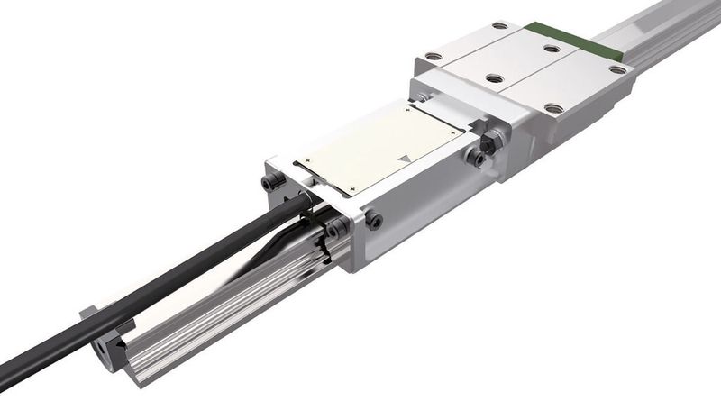 Bild 3: Das Messsystem der Baureihe LMSA (Längen-Mess-System-Analog) erlaubt eine integrierte Wegemessung in Hauptachsen. Es ist unempfindlich gegenüber magnetischen Störfeldern und arbeitet hysteresefrei. (Bild: Schaeffler)