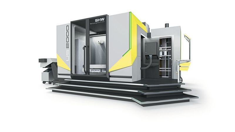 Ein Bearbeitungszentrum im neuen Design mit integrierter Workstation erleichtert dem Maschinenbediener die Arbeit. (SHW)