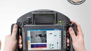 Die mobile Soundcam von CAE ist mit Batterien ausgestattet und wiegt drei Kilogramm. (Bild: CAE Software und Systems)