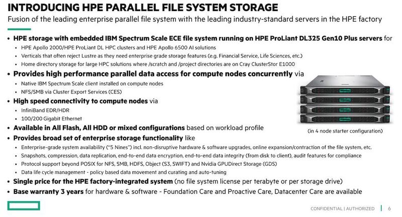 Die wichtigsten Leistungsmerkmale der neuen HPE-Storage-Produktfamilie. (HPE/Matzer)