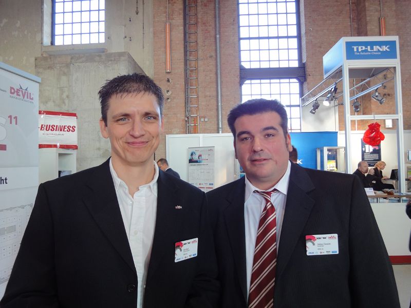 Dirk Koch (l.) und Stefano Clemente, Devil (Archiv: Vogel Business Media)