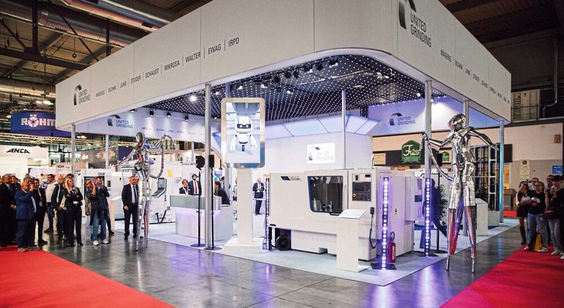 Auf der Bimu in Mailand hat Studer die neue Universal-Innenrundschleifmaschine S100 zum ersten Mal der Öffentlichkeit vorgestellt. (Bild: Studer)