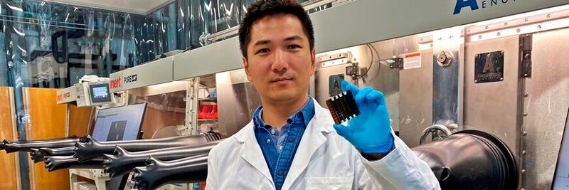 Perovskite expert Fan Fu is looking for fabrication methods without toxic solvents.