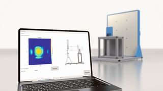 Mit der Messsoftware R&S QAR-K50 wird der Mittelwert der Reflexionsfläche ermittelt.  (Rohde & Schwarz)