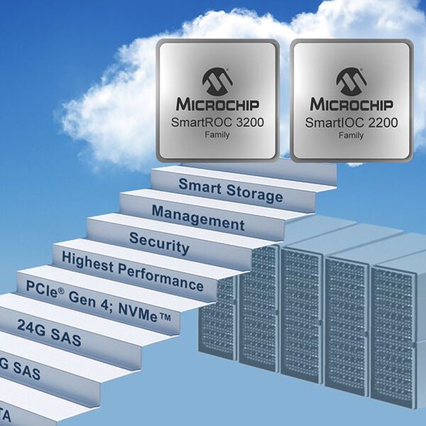 Microchip bietet seine neuen Controller SmartROC 3200 und SmartIOC 2200 ab sofort an.