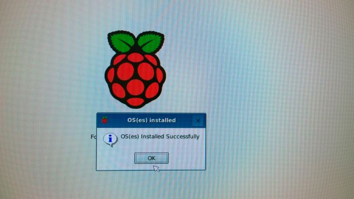 Conrad Adventskalender Raspberry Pi: Raspian ist erfolgreich installiert. (Bild: Margit Kuther)