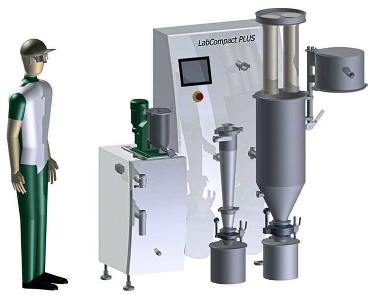 Kompakte Maße, einfache Bedienung, leichte Reinigung – die Lab Compact Plus wurde von Anfang an für den Einsatz im Labor konstruiert. (Netzsch)