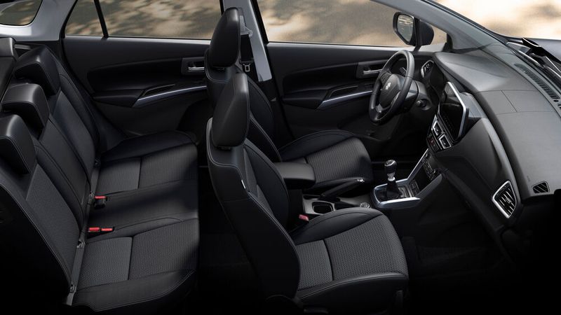 Im S-Cross ist Platz für fünf Fahrgäste. (Bild: Suzuki)