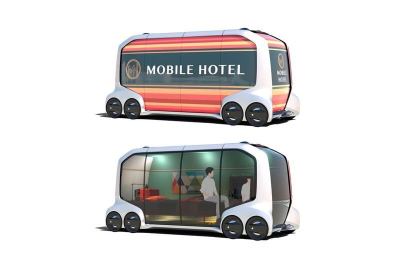  Auch als Hotel kann sich Toyota seine Studie vorstellen. (Toyota)