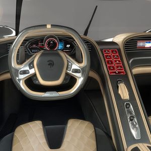 Edel, sportlich, minimalistisch: Die Kommandozentrale des Ares S1.(Bild:  Ares Design)