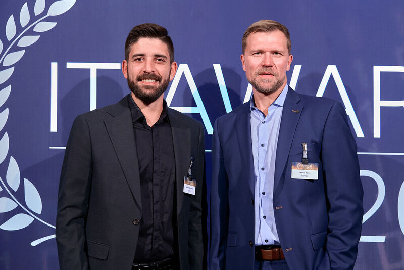 Der Security-Spezialist Sophos wurde von Ioanni Stamatakis (links) und Marco Kain vertreten. (Bild: krassevideos.de / VIT)