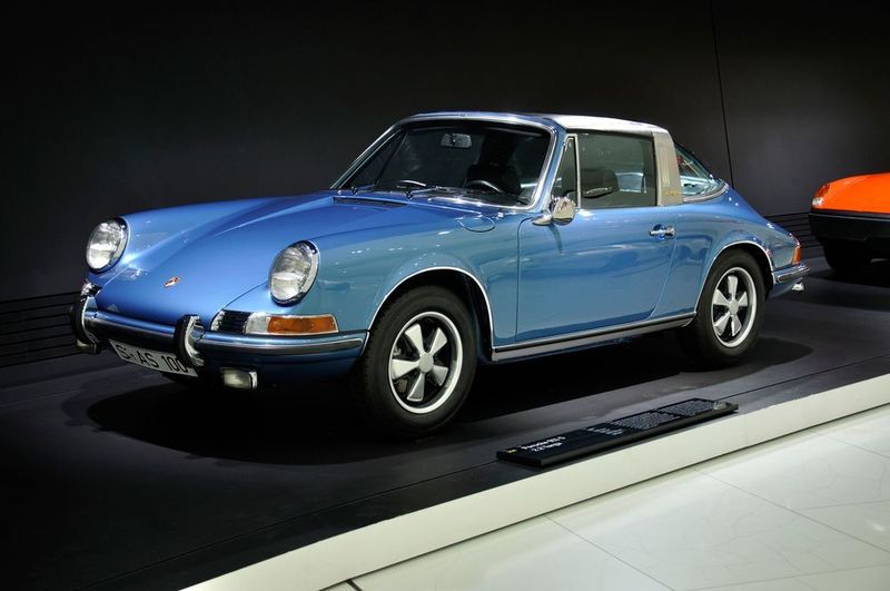 Er wohnt im Porsche Museum, manchmal wird er ausgeführt. (Porsche)