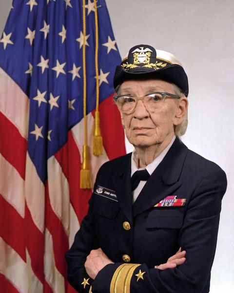 Grace Hopper im Jahr 1987. (Bild: frei lizenziert)