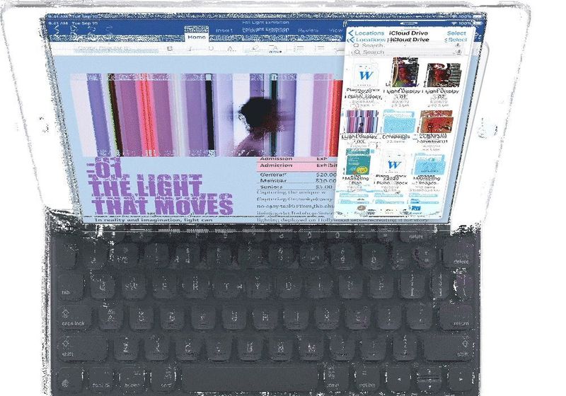 Das neue Einsteiger-iPad misst 250,6 x 174,1 x 7,5 mm und ist damit groß genug, dass man ein Smart Keyboard in normaler Größe dran koppeln kann. (Apple)