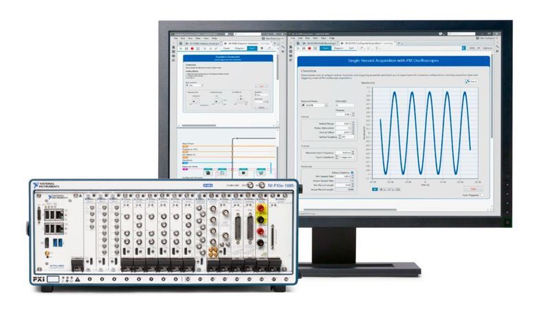 Verschiedene Arbiträrsignalgeneratoren für PXI mit bis zu zwei Kanälen und einer analogen Bandbreite bis 80 MHz bringt National Instruments auf den Markt. (National Instruments)