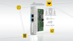 Das Zone1-Ethernet-Gateway für das I/O-System Excom ermöglicht datengestütztes Monitoring und Prozessoptimierung in Bestandsanlagen. (Bild: Turck)