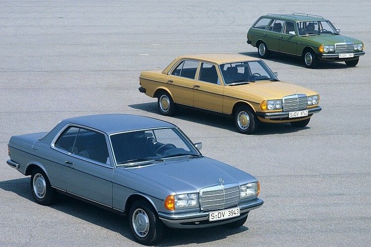 Platz zwei in der Rangliste der Beliebtheit ist der Mercedes W 123. Das mag daran liegen, dass das Auto auch gut 30 Jahre nach Produktionsende noch als taugliches Alltagsauto durchgehen kann. (Daimler)